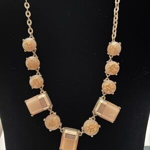 Elegant Gold and Cream Necklace